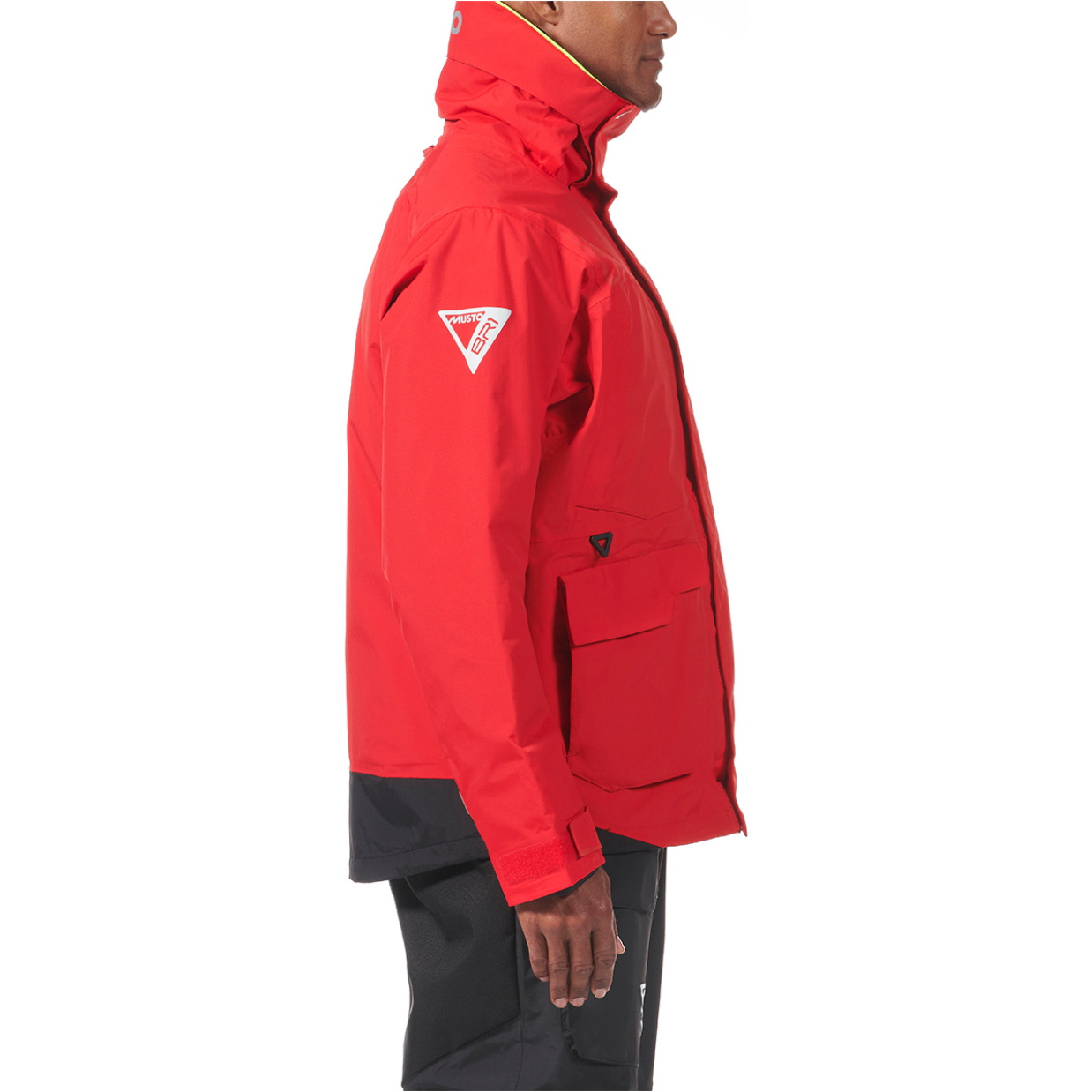 2026 Musto Heren Br1 Channel Zeiljack 82399 - Echt Rood